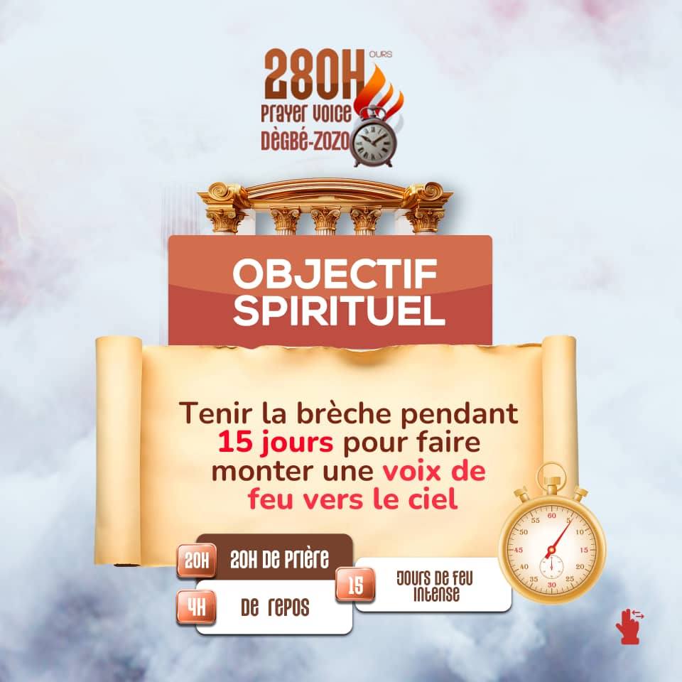 Affiche officielle de 280H de prière
